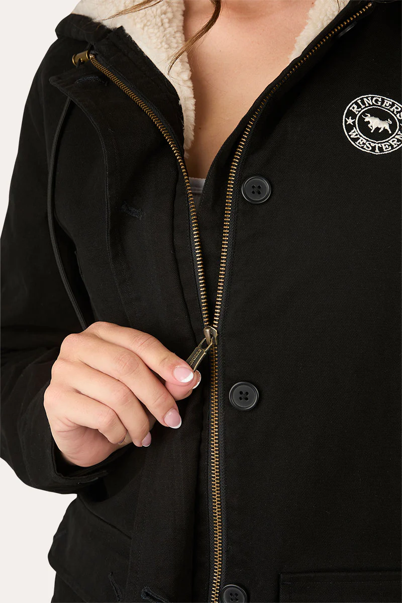 Aspen Womens Canvas Jacket - Image 5