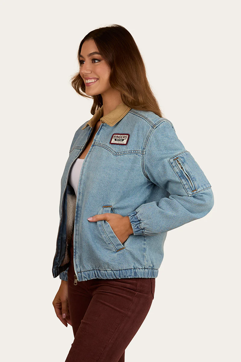 Charley Womens Western Bomber Jacket - Image 8