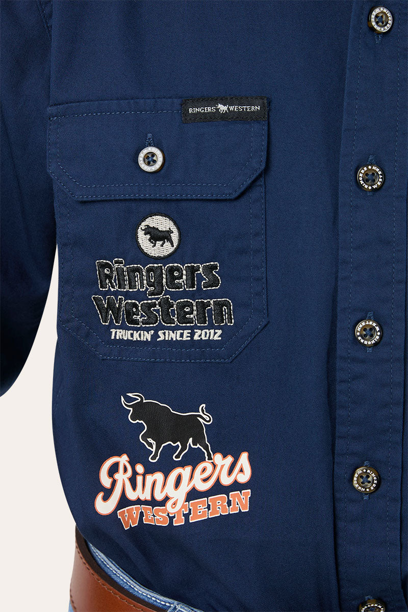 Freehand Kids Full Button Work Shirt - Image 4
