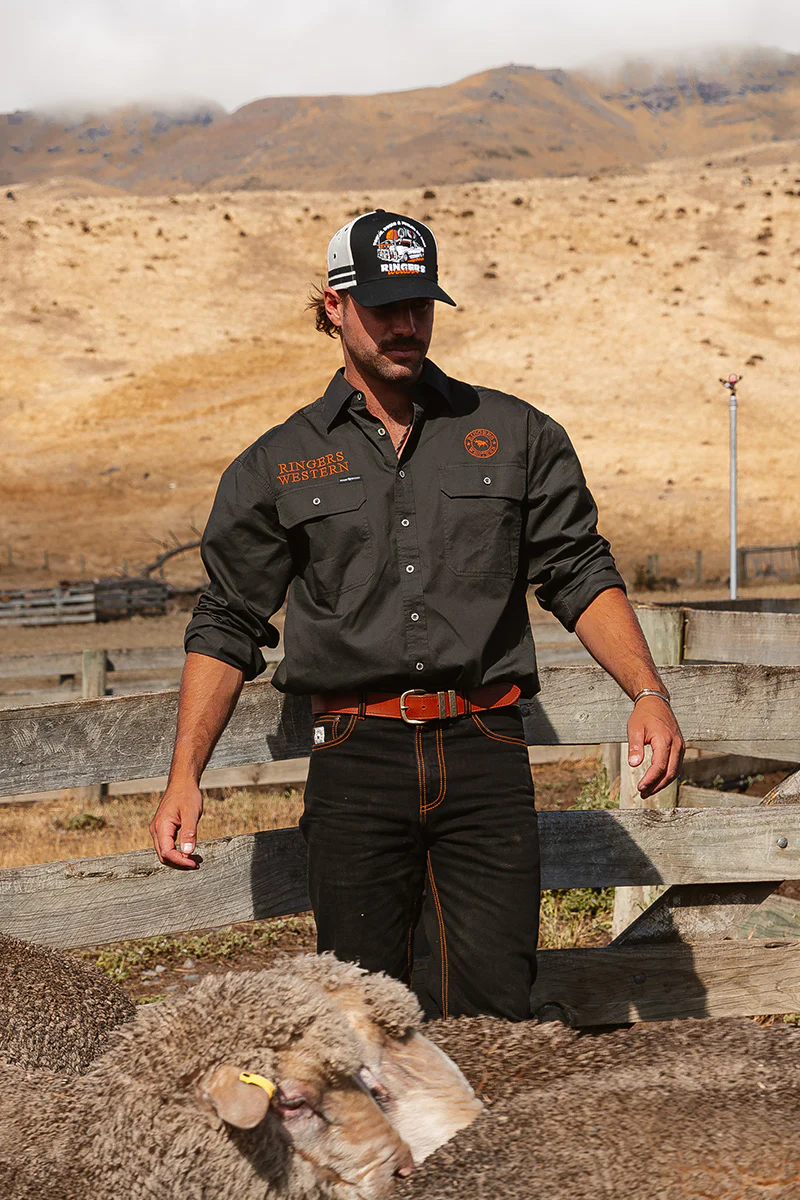 Hawkeye Mens Full Button Work Shirt - Image 40