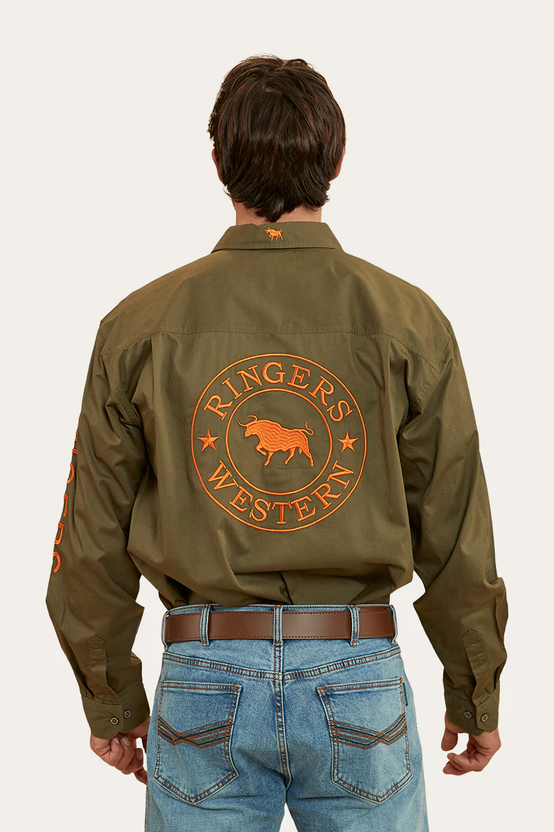 Hawkeye Mens Full Button Work Shirt - Image 48