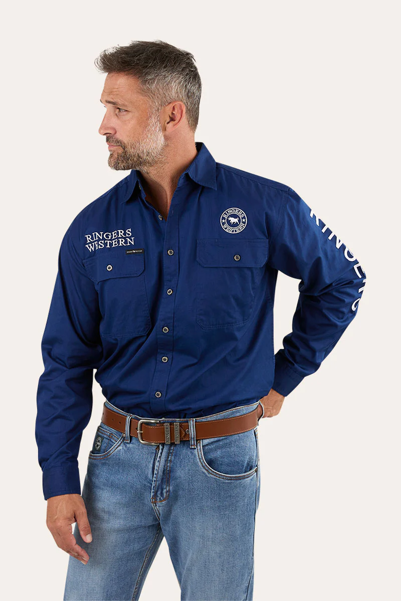 Hawkeye Mens Full Button Work Shirt - Image 66