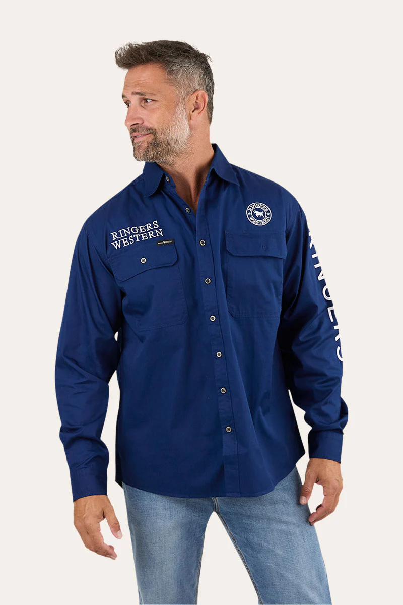 Hawkeye Mens Full Button Work Shirt - Image 69