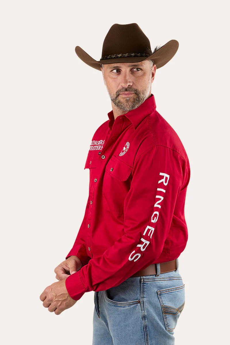 Hawkeye Mens Full Button Work Shirt - Image 73