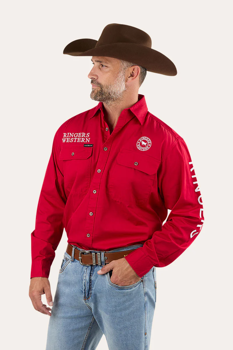 Hawkeye Mens Full Button Work Shirt - Image 78