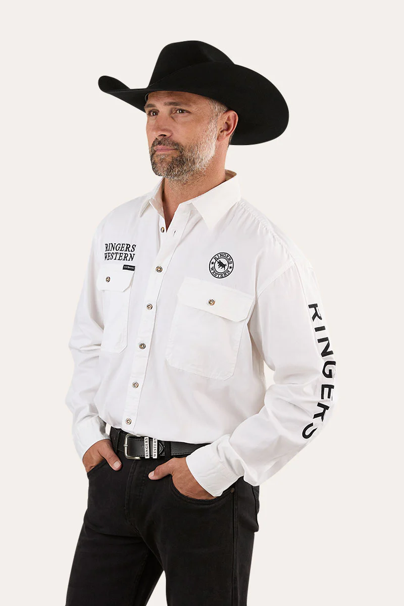 Hawkeye Mens Full Button Work Shirt - Image 81