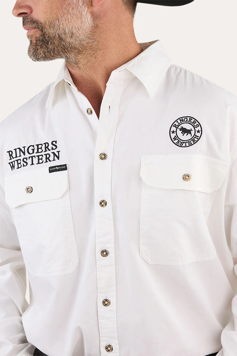 Hawkeye Mens Full Button Work Shirt - Image 82
