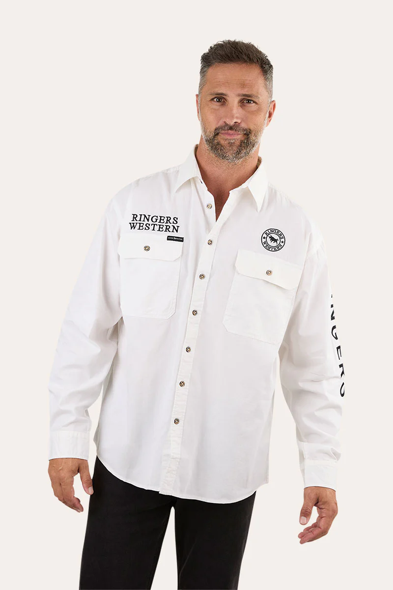 Hawkeye Mens Full Button Work Shirt - Image 83