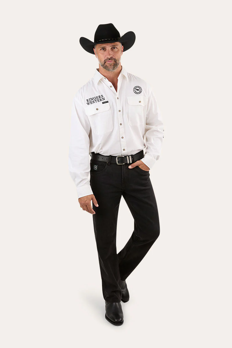 Hawkeye Mens Full Button Work Shirt - Image 84