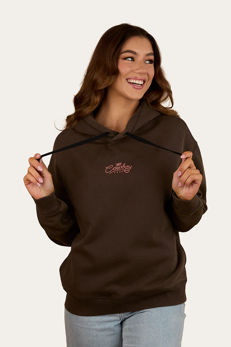 Hey Cowboy Womens Oversized Pullover Hoodie - Image 6
