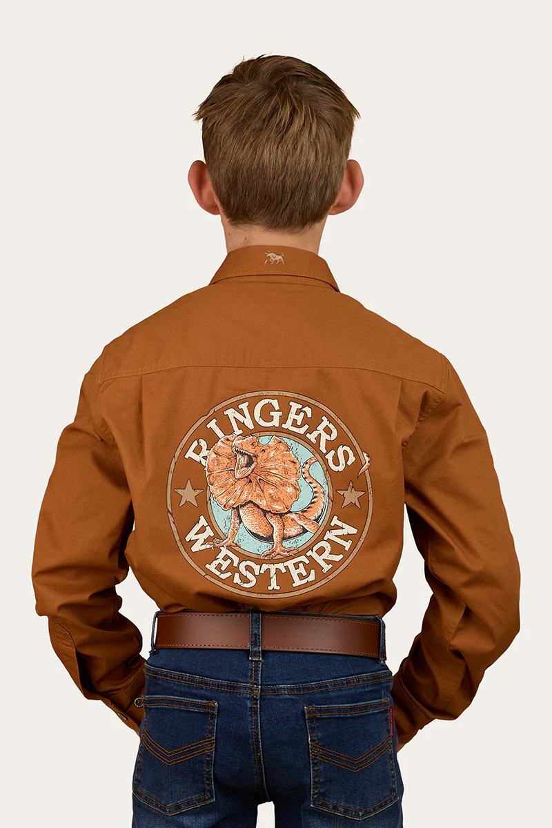 Jackaroo Kids Full Button Printed Work Shirt - Image 10