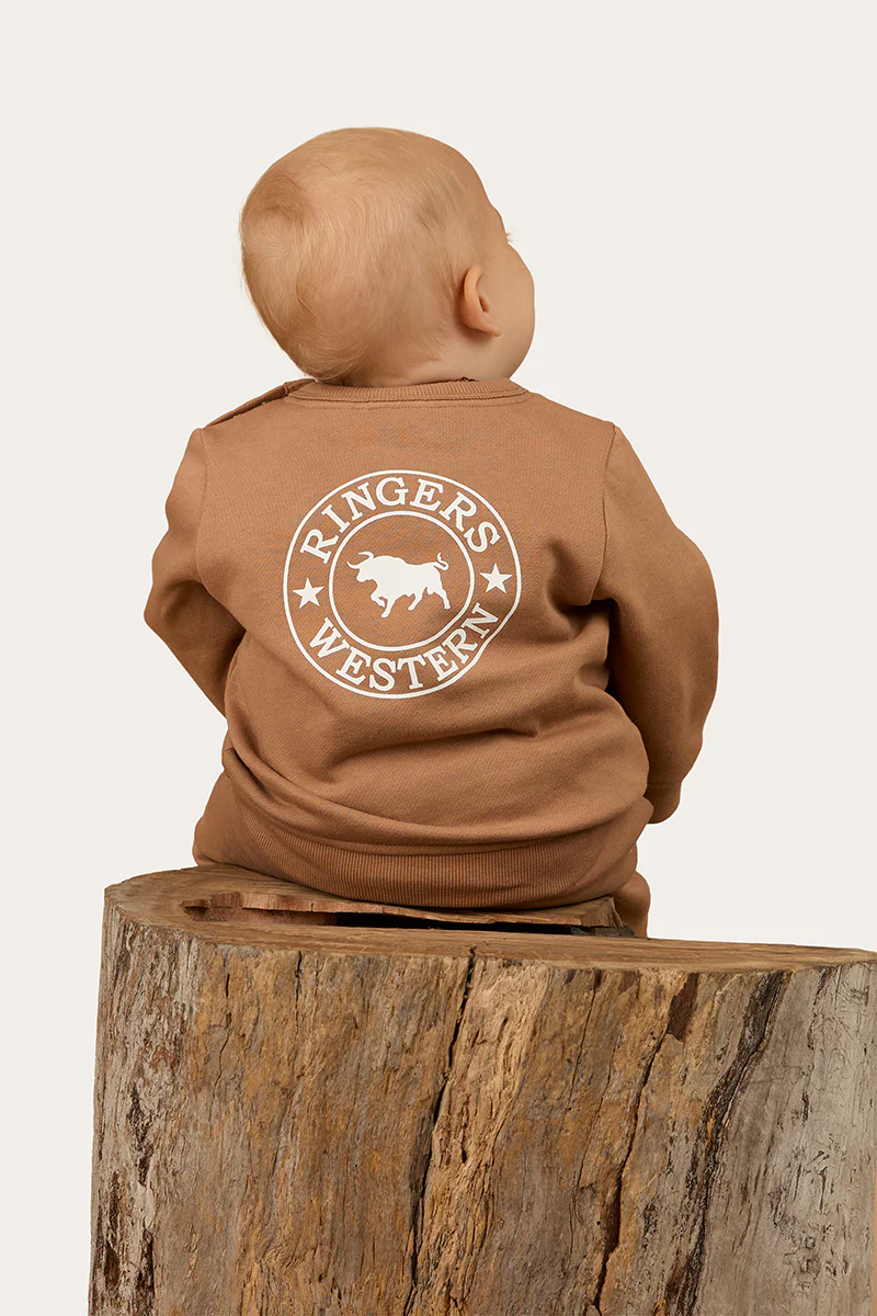 Mini Ringer Babies Signature Bull Fleece Pullover - Image 4