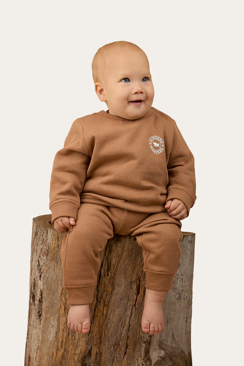 Mini Ringer Babies Signature Bull Fleece Trackpants - Image 4